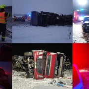 Záchranné složky v tuto chvíli zasahují u velkého počtu nehod a policisté i hasiči vydali varování
