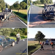 Čelnímu střetu se vyhnul, havárii už ne