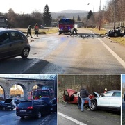 Mnoho dopravních nehod, v tuto chvíli zasahují záchranné složky na více místech