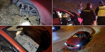 Chudák řidič, pít vodku musel na šok a test na alkohol nezvládl kvůli tlaku