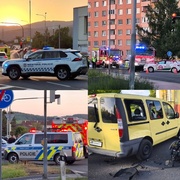 Dva řidiči aut nedali přednost motorkářům jedoucím po hlavních silnicích