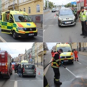 Dvě sražené chodkyně v centru Plzně