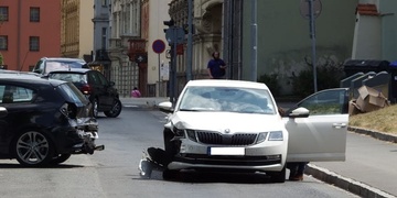 Nehoda uzavřela sady 5. května v Plzni