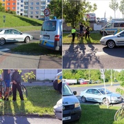 Střet dítěte jedoucího na kole s vozidlem