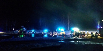 Aktualizujeme: 7 zraněných, 4 transportoval vrtulník - za nehodu může rumunský řidič
