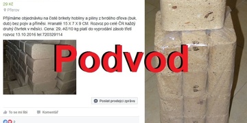 Objednali jste si brikety od podvodníka?