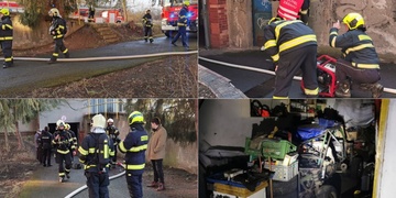 Místo požáru záhadná závada buginy