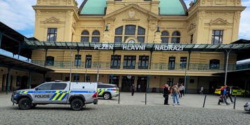 Loupež na hlavním nádraží v Plzni