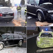 Těžce opilý řidič způsobil nehodu a zranil člověka