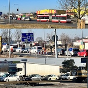 Dnešní kolaps dopravy u Makra a bohužel ani další dny to zřejmě nebude lepší