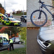 Cyklista dokázal přehlédnout auto