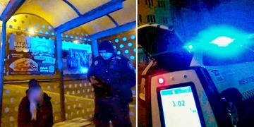 Silně opilá žena se zmateně potácela po silnici