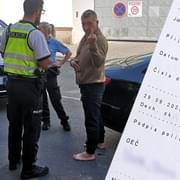 "Český zmrdi!" hlásil ukrajinský řidič, kterého policisté zastavili se třemi promile