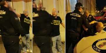 Kollárova ulice v noci zažila pořádnou show