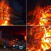 Ohnivé inferno v hotelu Skalka