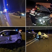 Autem sražené dvě malé děti i střet dvou vozidel
