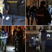 Policejní manévry v Černické - u podezřelých byly nalezeny drogy i zbraně