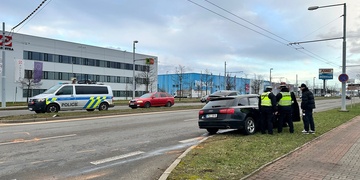 Střet vozů na Borech