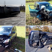 Dvě nehody se zraněním ani ne hodinu po sobě