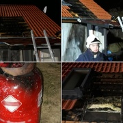 Plynovým topidlem si zapálil domek