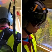 K těžce zraněné ženě slaňoval lékař z vrtulníku
