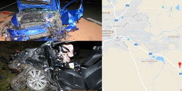 Dopravní nehoda u Tachova, na místo letěl i vrtulník LZS