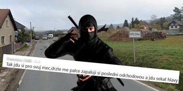 Nindža z Březiny chce prý zabíjet, naštěstí tím ale pouze jen soustavně vyhrožuje
