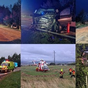 Černá neděle na silnicích v našem kraji, další nehody a o život muže a ženy v kritickém stavu nyní bojují lékaři