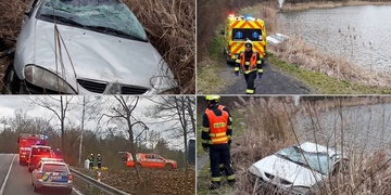 Další auto zamířilo do rybníka, za tři dny již druhé