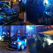 Silně opilý řidič způsobil vážnou dopravní nehodu v centru Plzně