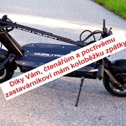Koloběžku za sto tisíc pachatel neuměl nastartovat