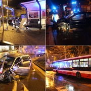 Noční demoliční derby mladých řidičů