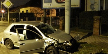 Řidič za jízdy usnul