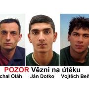 Tři vězni na útěku! Je mezi nimi i Ján Dotko - Aktualizace: DOPADENI