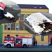 Požár na ubytovně v Plzni