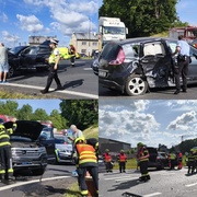 Střet dvou osobních aut