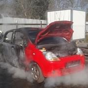 Požár auta