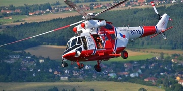 Vrtulník transportoval vážně popálené batole