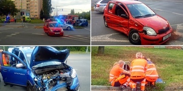 Vážná dopravní nehoda ve Skvrňanech