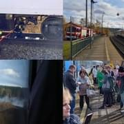 Kvůli požáru vlaku bylo ze Západního expresu evakuováno přes sto cestujících