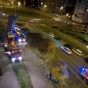 Požár kuchyně na Slovanech