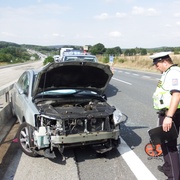 Otáčení na dálnici se řidiči nevyplatilo
