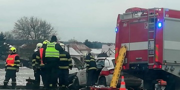 Hromadná srážka šesti aut