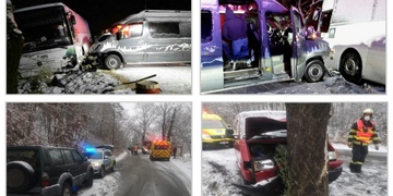 Řidiči pozor, dnes již došlo k velkému množství dopravních nehod!