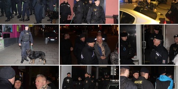 Centrum Plzně v noci zažilo zatím největší policejní razii