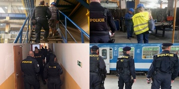 Čtyři větší akce cizinecké policie