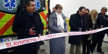 Zdravotnická záchranná služba Plzeňského kraje otevřela novou výjezdovou základnu na Doubravce