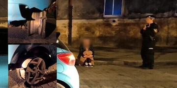 Opilá řidička ani nezaznamenala, že jí na kole chybí pneumatika