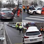 Dopravní nehoda uzavřela část Klatovské třídy