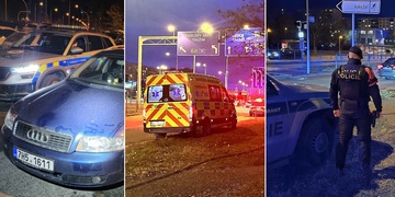 Na Gerské srazilo auto dítě a viník z místa okamžitě ujel